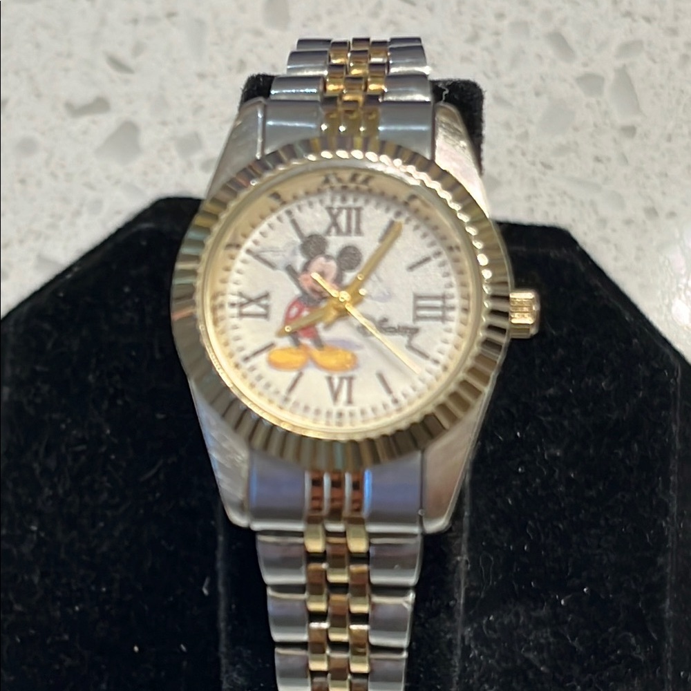 Two-Tone Mickey Mouse Women's Watch